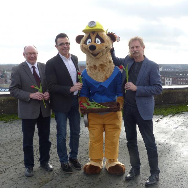 2018 01 19 Maskottchen der Landesgartenschau Kamp Lintfort 2020