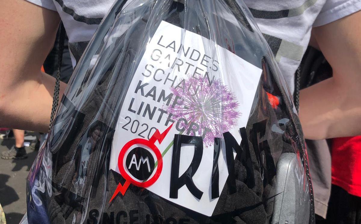 Genutzte Werbeflaeche auf dem Festival 2